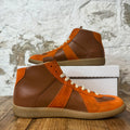 Maison Margiela High Replica Orange Brown Sneaker Sz 10 (43)