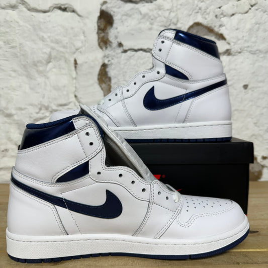 Air Jordan 1 High Metallic Navy (2016) Sz 8