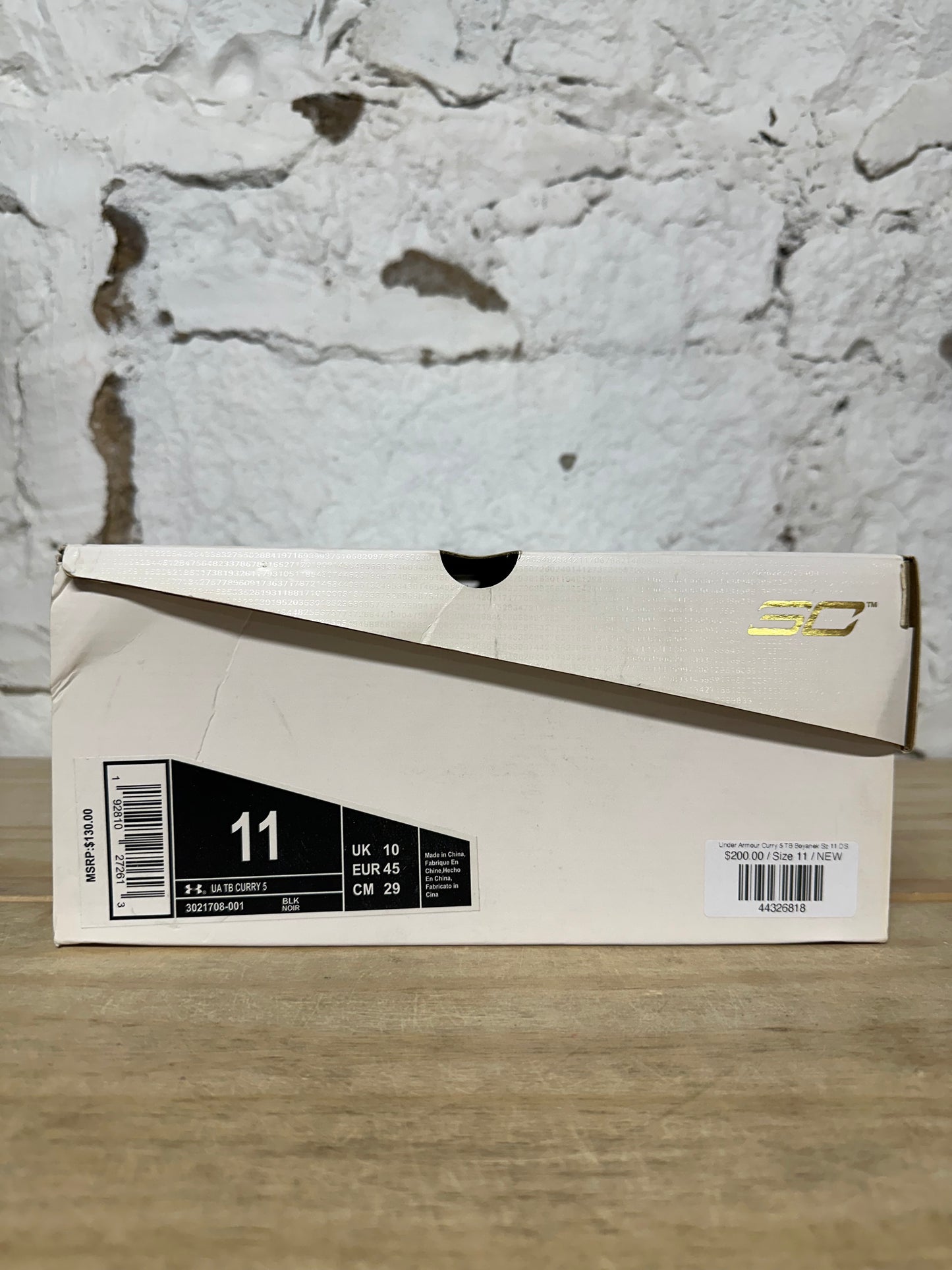 Under Armour Curry 5 TB Boyanek Sz 11 DS