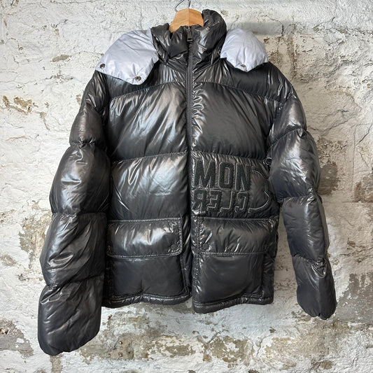 Moncler Abbaye Guibbotto Grey Puffer Jacket Sz M (3)