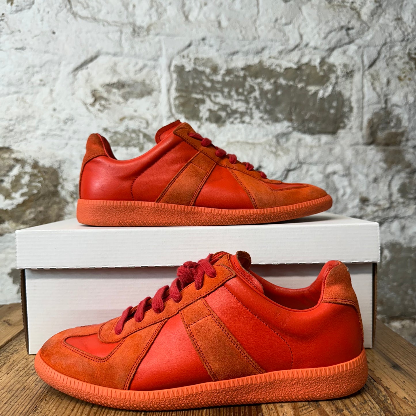 Maison Margiela Replica Orange Sneaker Sz 7 (40)