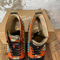 Christian Louboutin High Teal Orange Spike Sneaker Sz 8.5 (41.5)