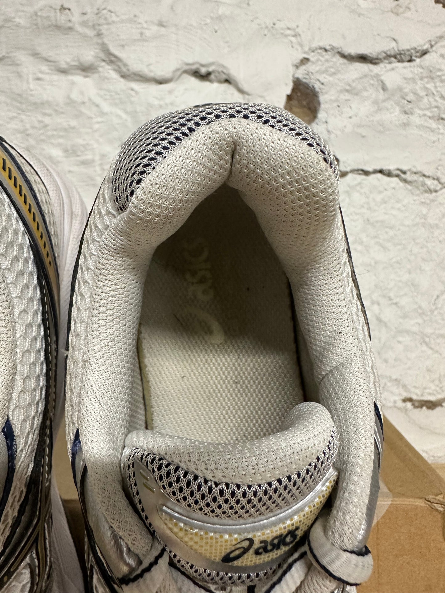 Asics GT-2160 White Pure Silver Gold Sz 8
