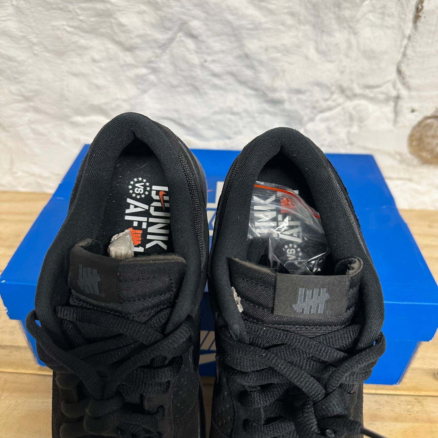 Nike Dunk Low UNDFTD 5 On It Black Sz 9.5 DS