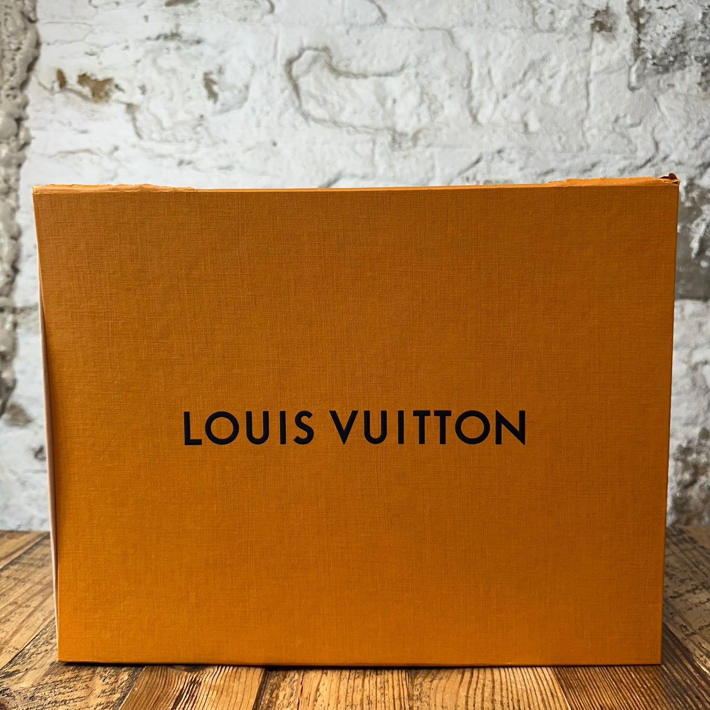 Louis Vuitton Denim Monogram White Trainer Sneaker Sz 10.5 (9LV)