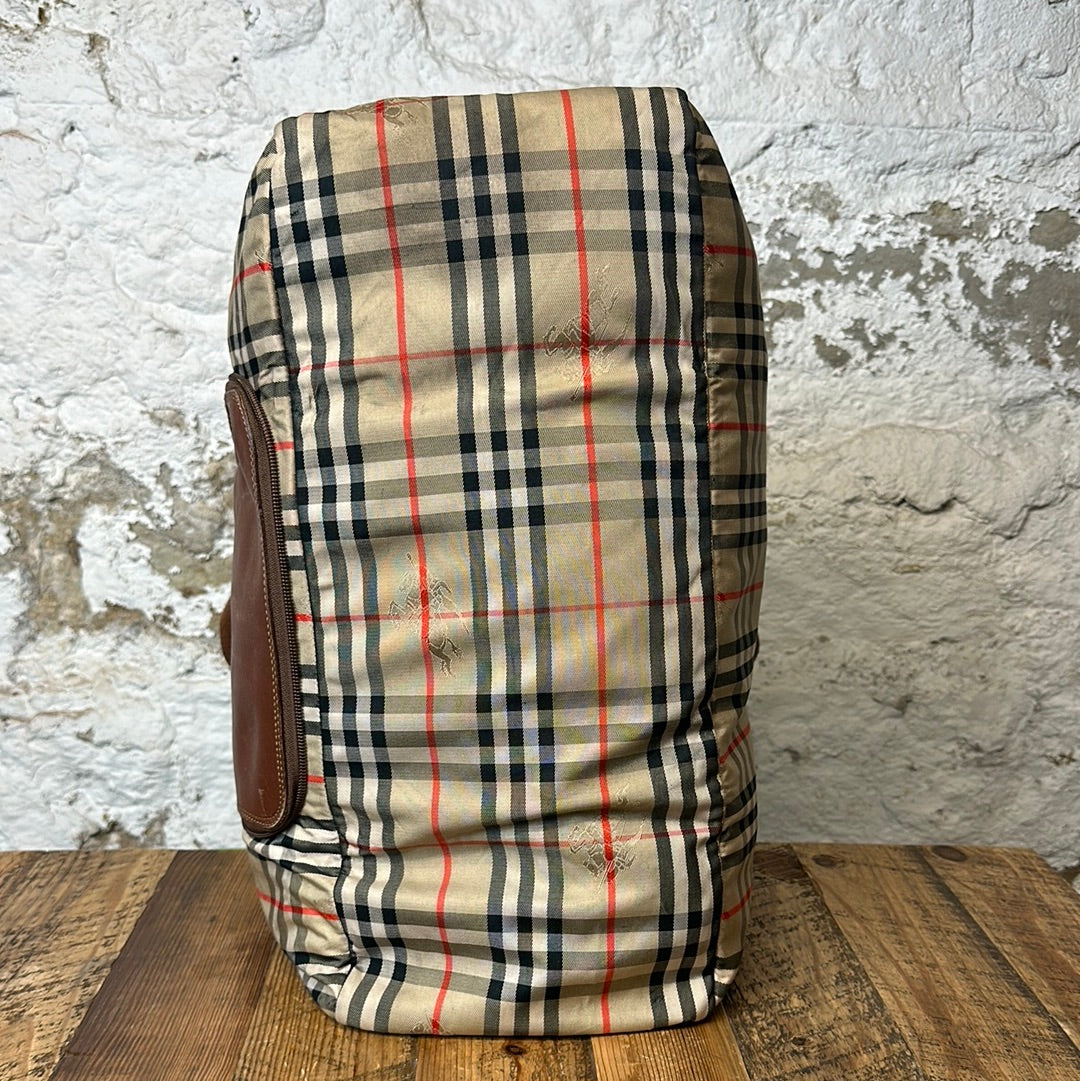 Burberry Plaid Packable Duffle Bag – The Gallery Online
