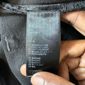 Amiri Black Core Logo Waxed Black Denim Jeans Sz 36
