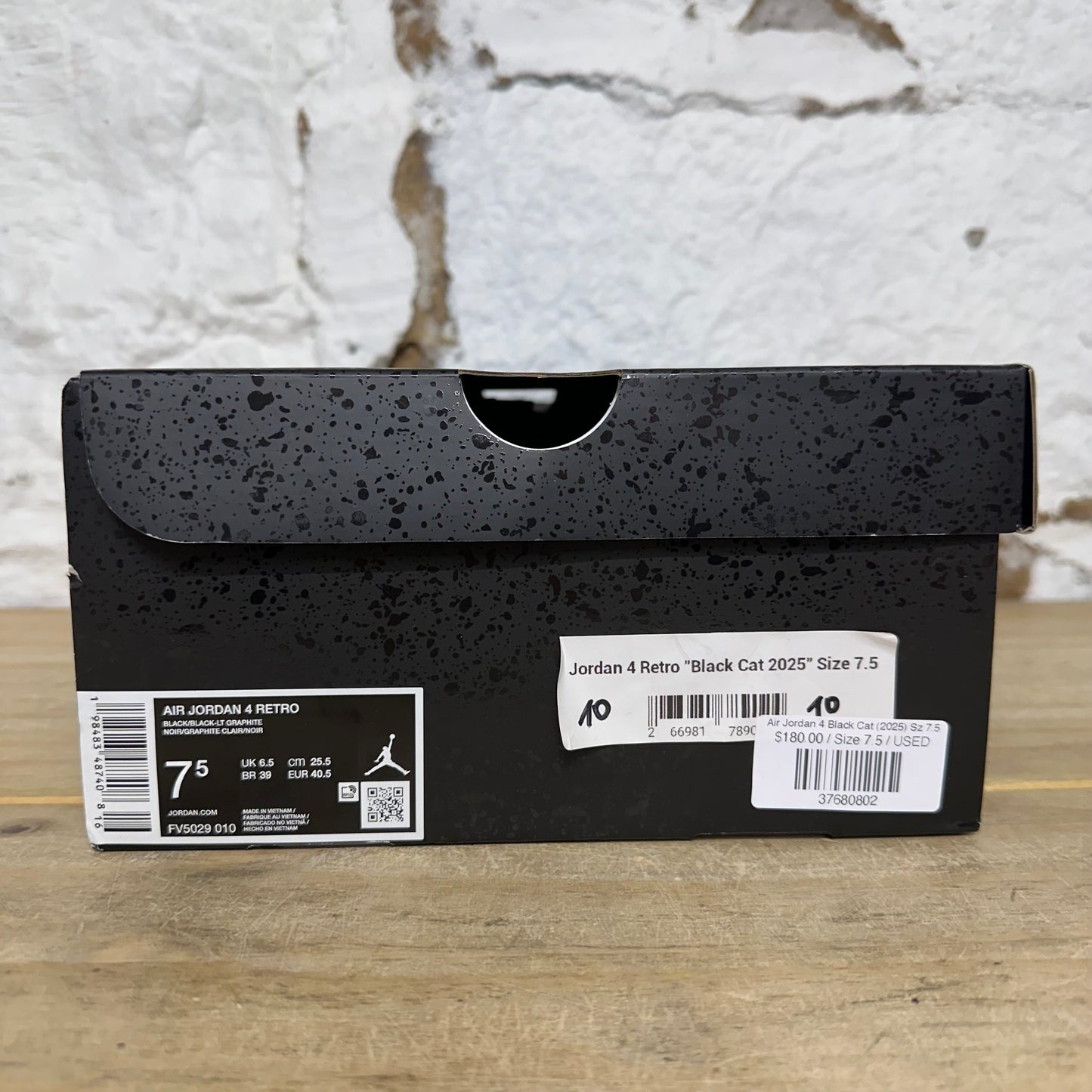 Air Jordan 4 Black Cat (2025) Sz 7.5