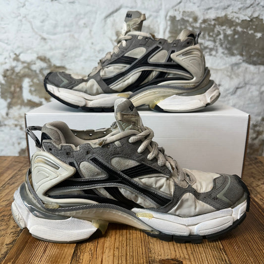 Balenciaga Runner Triple Grey Wear Away Sneaker Sz 7 (40)