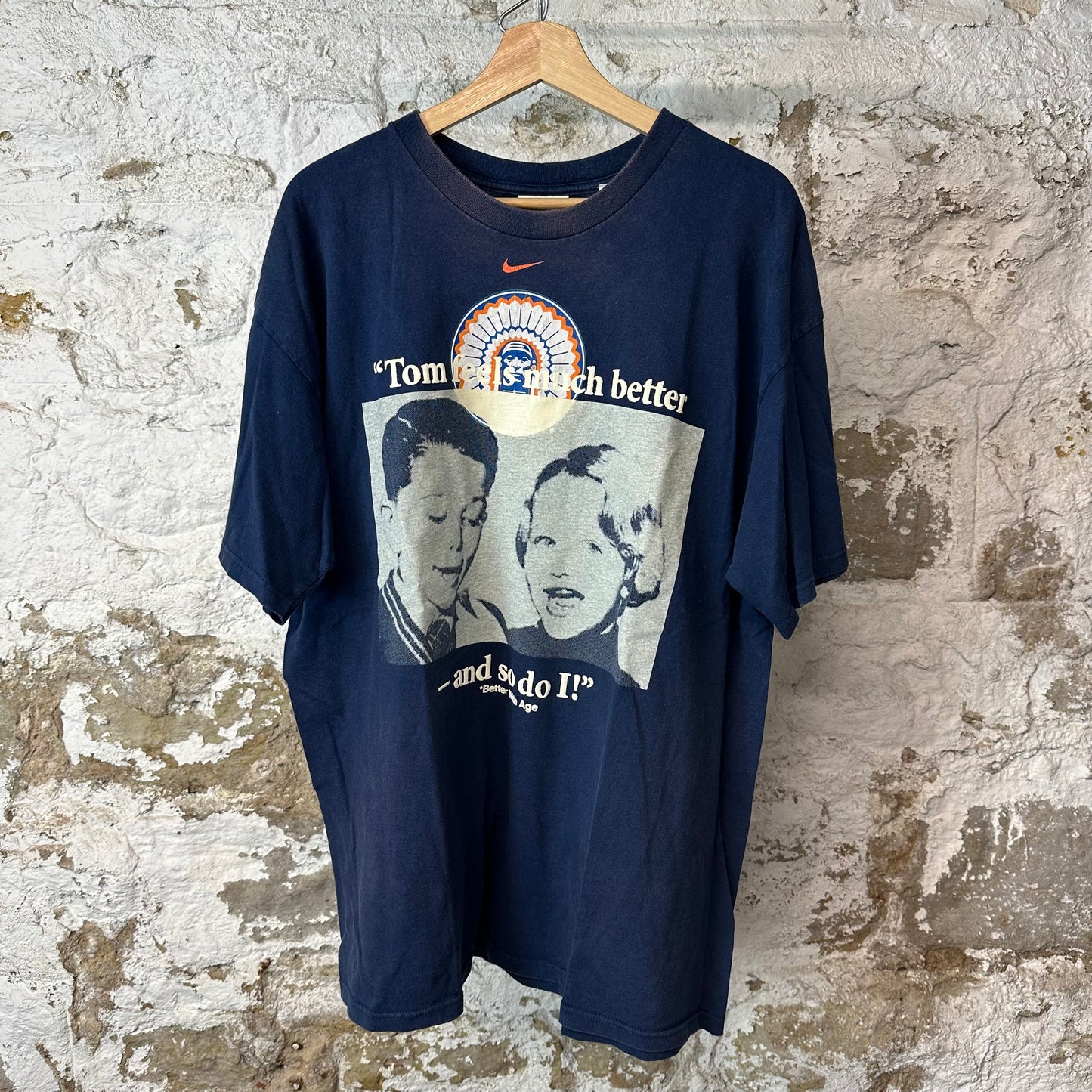 Better With Age Techno Blue T-Shirt Sz XL