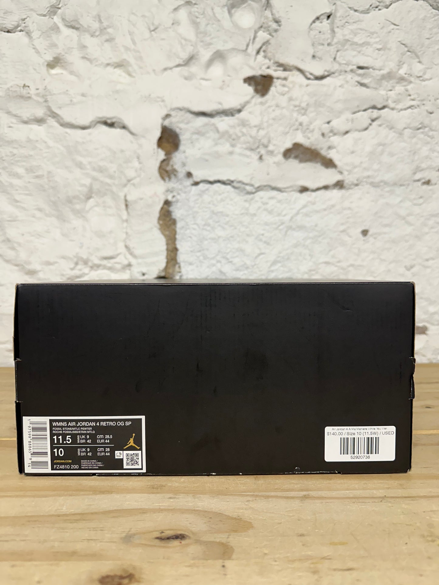 Air Jordan 4 A Ma Maniere While You Were Sleeping Sz 10 (11.5W)