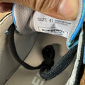 Burberry Ramsey Blue Plaid Black White Sneaker Sz 8 (41)