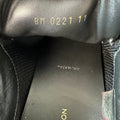 Louis Vuitton Black White Grey Monogram Runaway Sneaker Sz 12.5 (11LV)