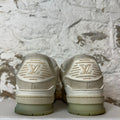 Louis Vuitton Beige Monogram Trainer Sneaker Sz 12 (10.5LV)