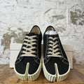 Maison Margiela Canvas Tabi Black Cream Sneaker Sz 8 (41) DS
