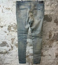 Amiri MX1 Indigo Paisley Blue Denim Jeans Sz 38
