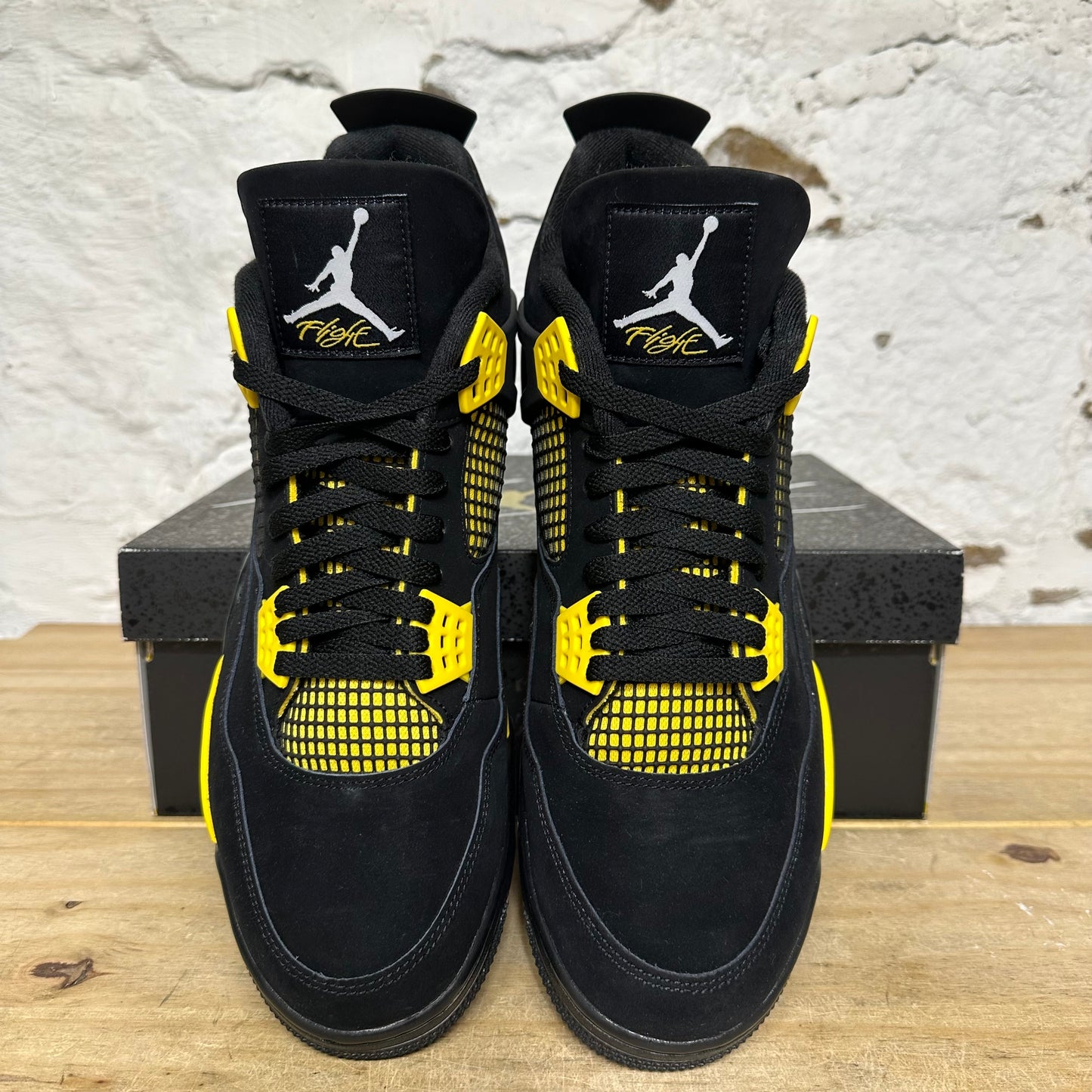 Air Jordan 4 Yellow Thunder Sz 14