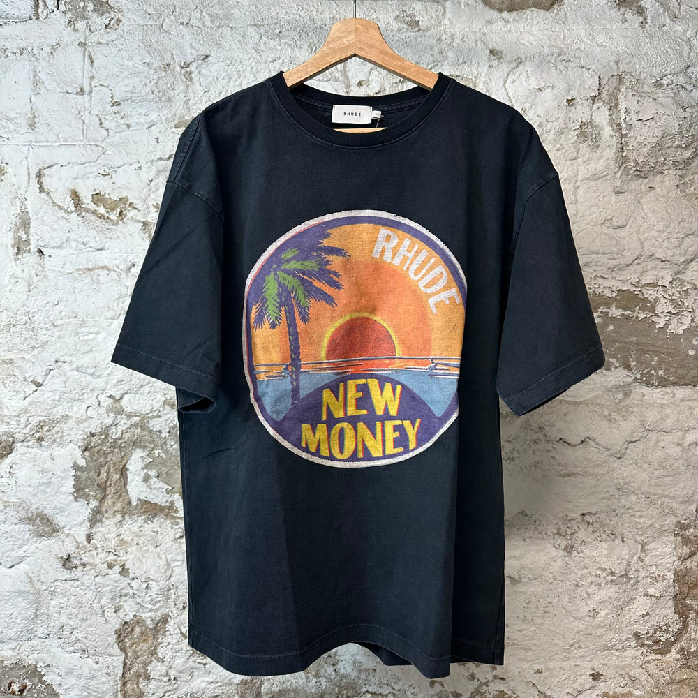 Rhude New Money T-shirt Black Sz M