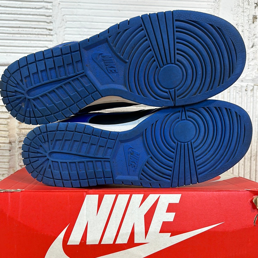 Nike Dunk Low Black Hyper Cobalt Sz 10