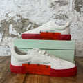 Off-White Red Arrow Vulc White Suede Sneaker Sz 6.5 (39)