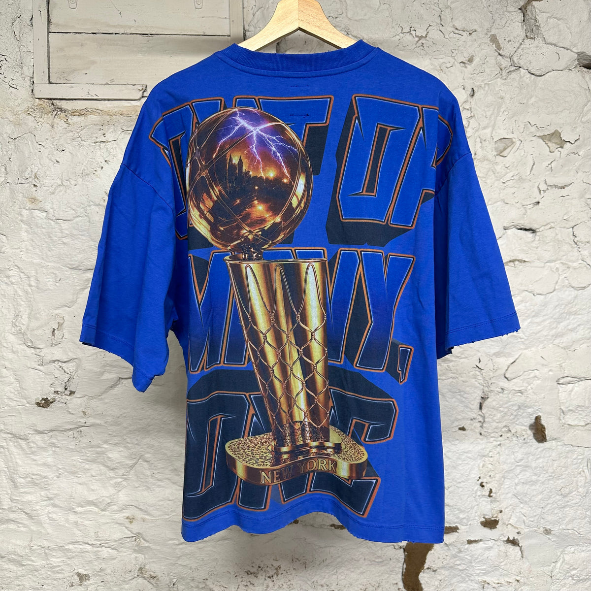 Godspeed New York Liberty Reigns Blue T-Shirt Sz L