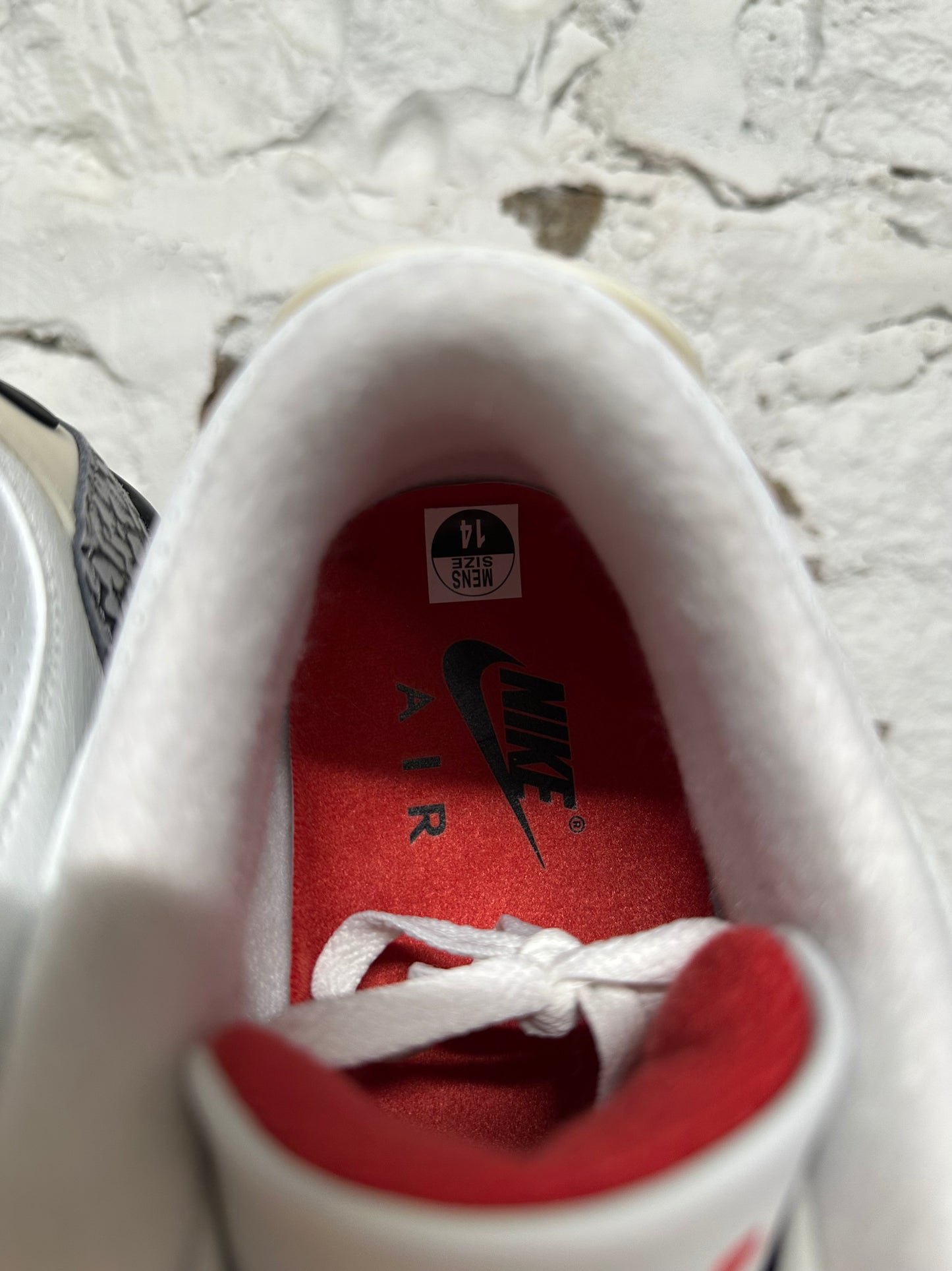 Air Jordan 3 Reimagined White Cement Sz 14 DS