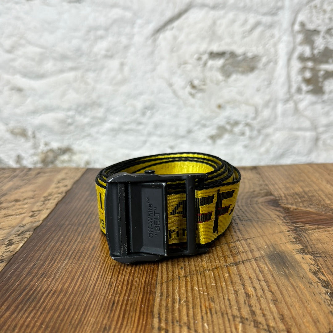 Off White Big Yellow Belt
