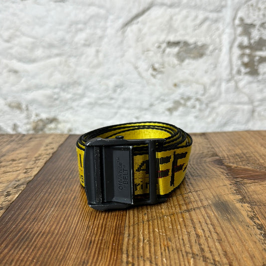 Off White Big Yellow Belt