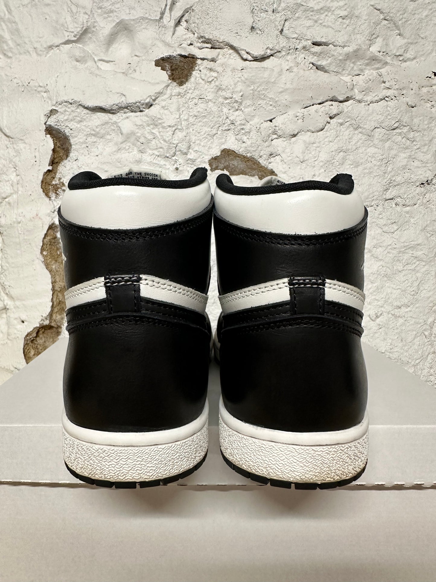 Air Jordan 1 High Black White Sz 12
