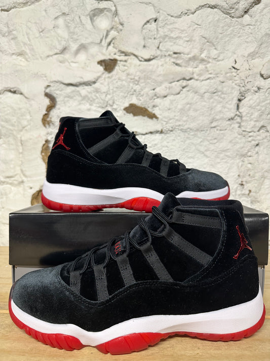 Air Jordan 11 Bred Velvet Sz 10 (11.5W) DS