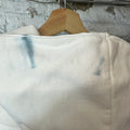 Rhude Green Moon Logo Cream Hoodie Sz L