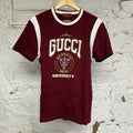 Gucci University Maroon T-Shirt Sz L