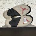 Air Jordan 5 Fire Red Silver Tongue (2020) Sz 9
