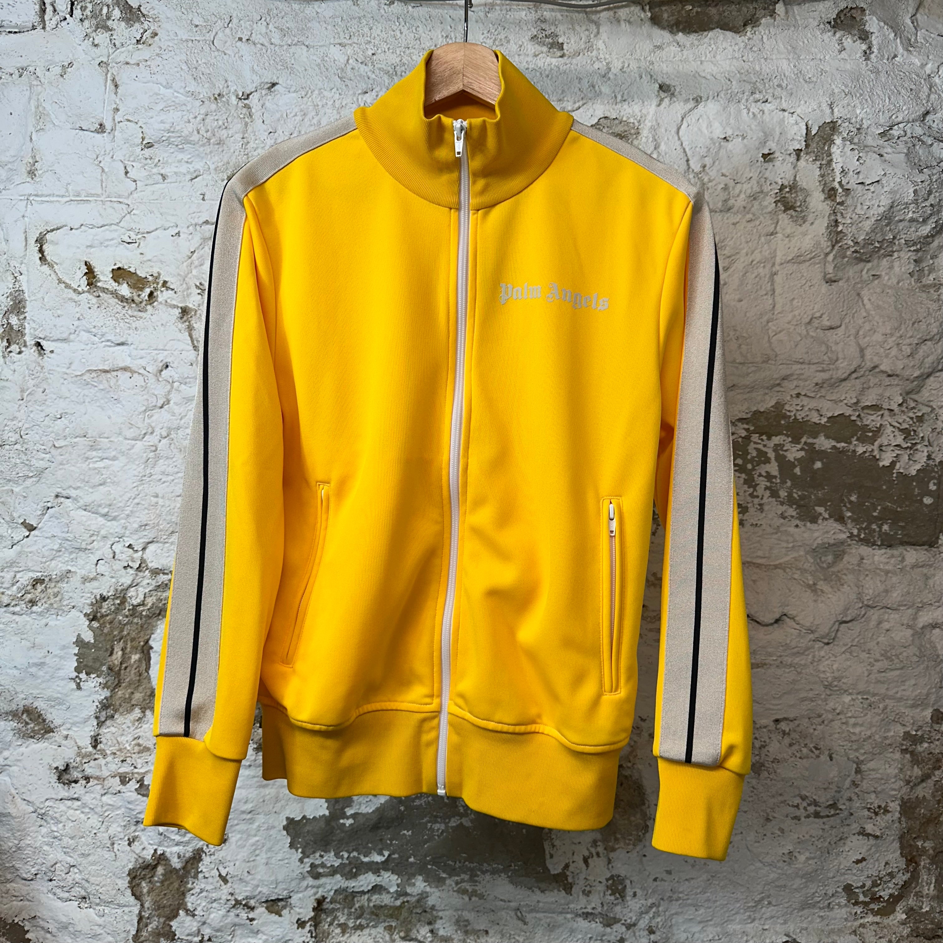 Palm Angels Yellow Track Jacket Sz S