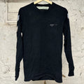 Off White Paintings Black L/S T-Shirt Sz XXS