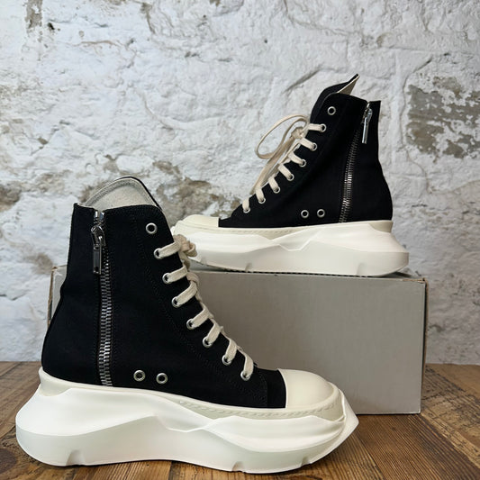 Rick Owens High Pentastitch Abstract Black Milk Sneaker Sz 6.5 (39)