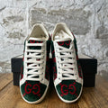 Gucci Red GG Monogram Green Terry Ace Sneaker Sz 4.5 (36.5)