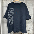 Rhude Side Logo Black T-Shirt Sz XXL