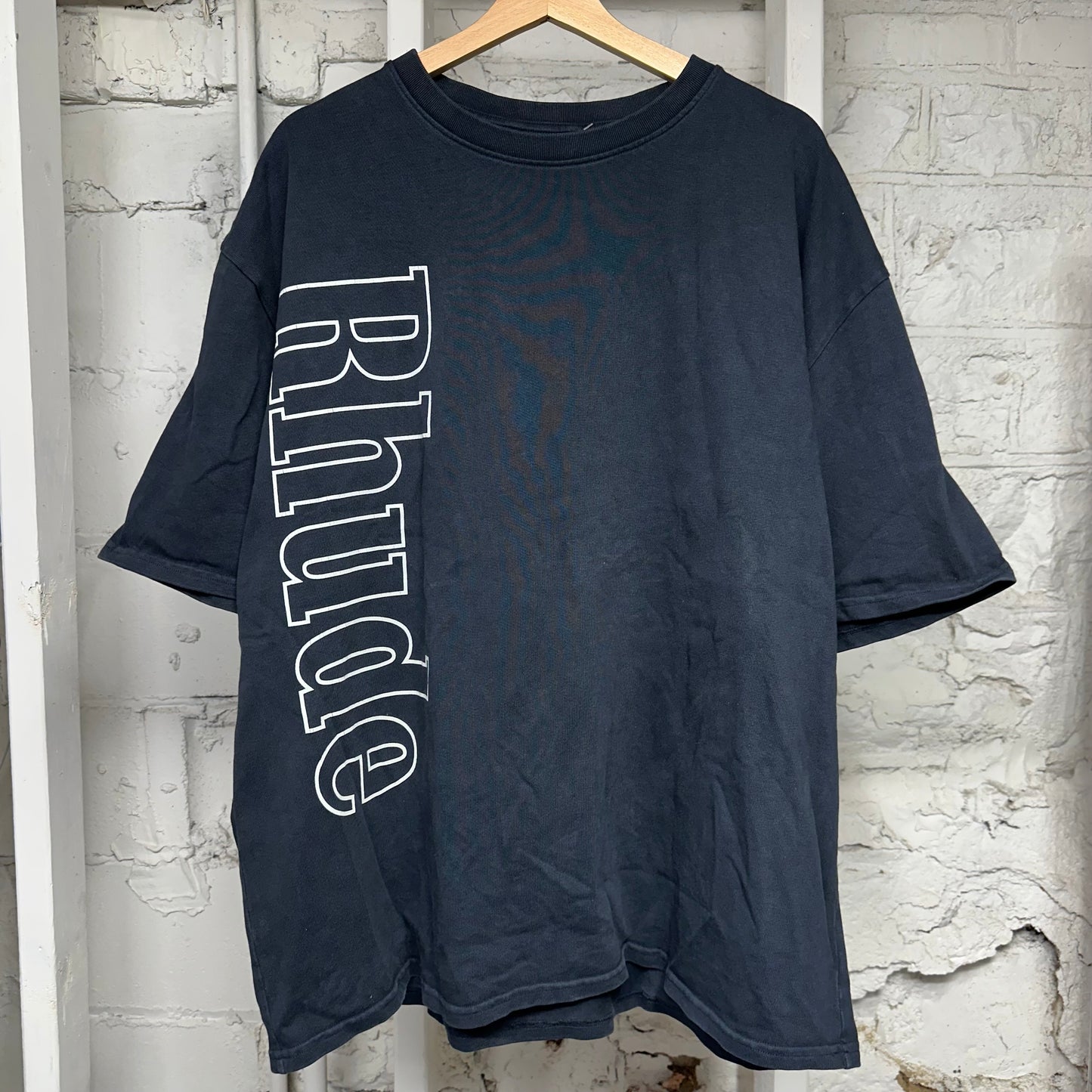 Rhude Side Logo Black T-Shirt Sz XXL