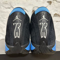 Air Jordan 14 Black University Blue Sz 13
