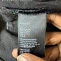 Amiri Red Tie-Dye Core Logo Black Denim Jeans Sz 31