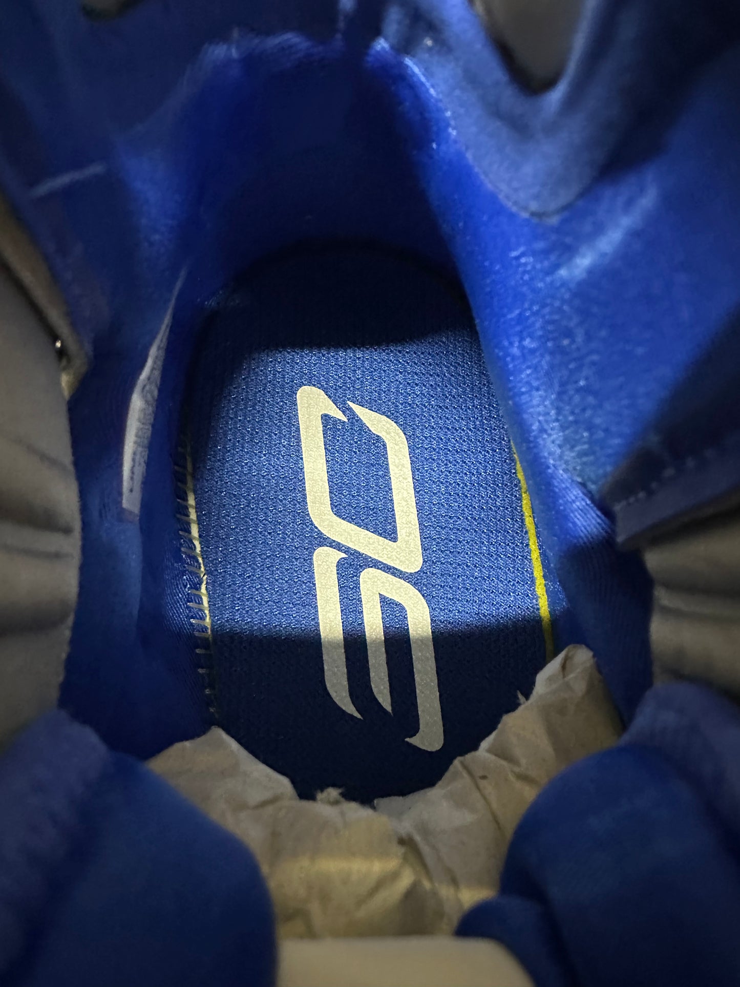 Under Armour Curry 3Zer0 Grey Blue Sz 10 DS