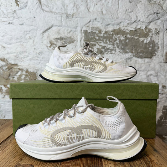 Gucci Multiwave Cream White Run Sneaker Sz 8.5