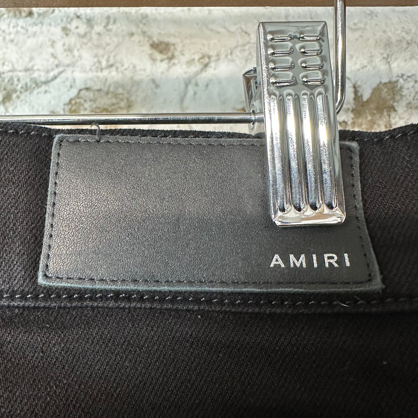 Amiri MX1 Grey Paisley Black Denim Jeans Sz 32
