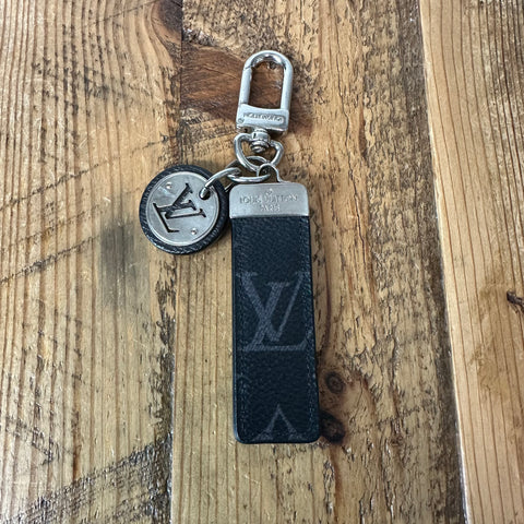 Louis Vuitton Graphite Silver Keychain