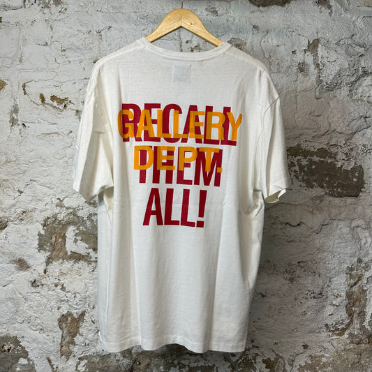 Gallery Dept G Ball T-shirt Cream Sz L