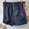 Gucci GG Logo Track Nylon Navy Trunks Sz S (46)