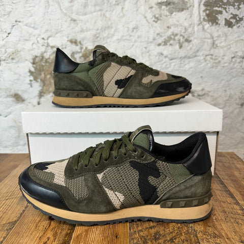 Valentino Green Camo Low Sneaker Sz 8 (41) No Box