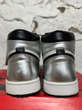 Air Jordan 1 High Silver Toe Sz 8.5 (10W)