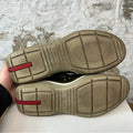 Prada Americas Cup Vintage Green Patent Gray Sz 9 No Box